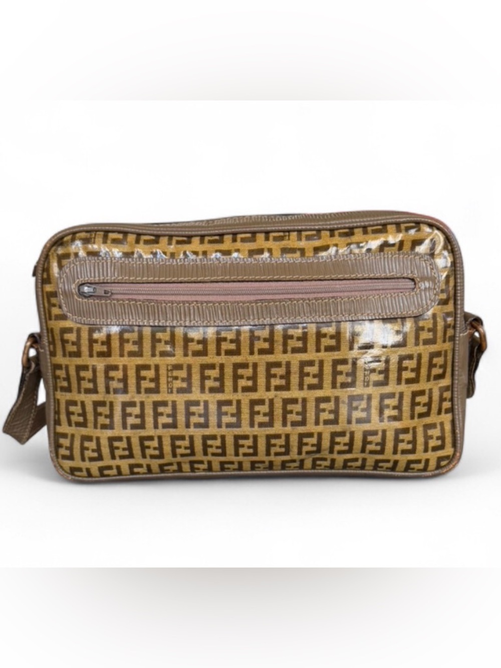 Fendi Zucca monogram crossbody/shoulder bag. Comes with COA and Fendi dust bag. - Picture 17 of 17